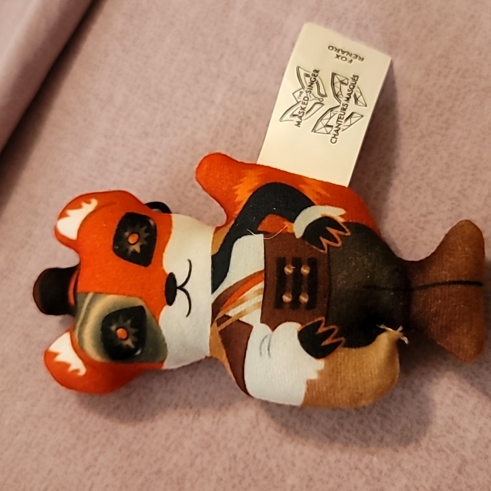 McDonald's The Masked Singer Fox #3 Plush 2023